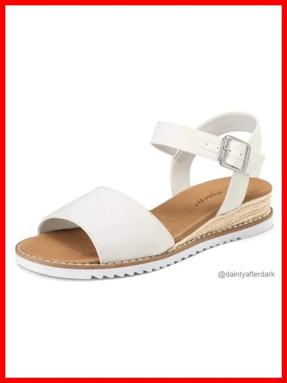 Espadrille Wedge Sandals, Adjustable Ankle Strap, Cushioned Insole,